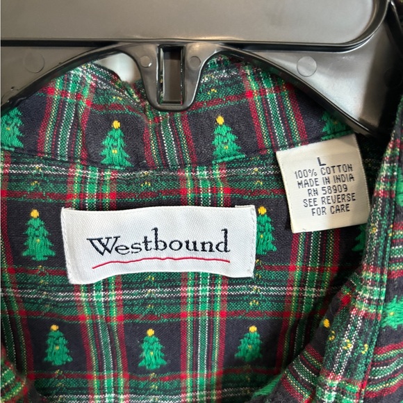 Women’s Christmas Tree shirt. Long-sleeved. Size L - Picture 2 of 7